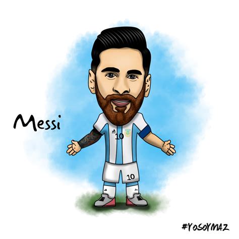 dibujos de messi|dibujo de messi animado.